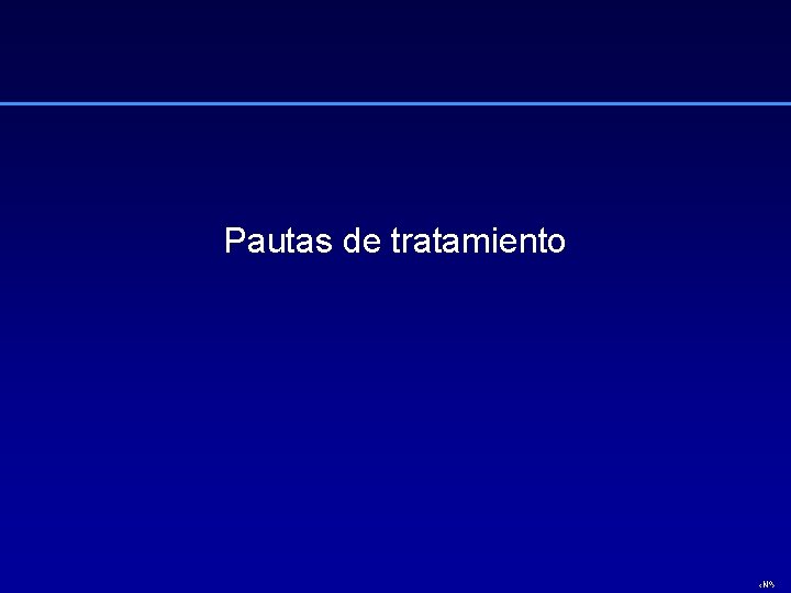 Pautas de tratamiento ‹Nº› 