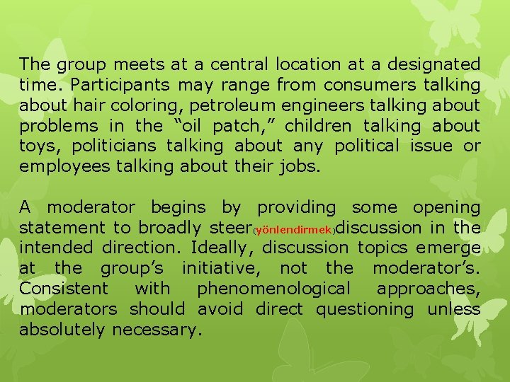 The group meets at a central location at a designated time. Participants may range