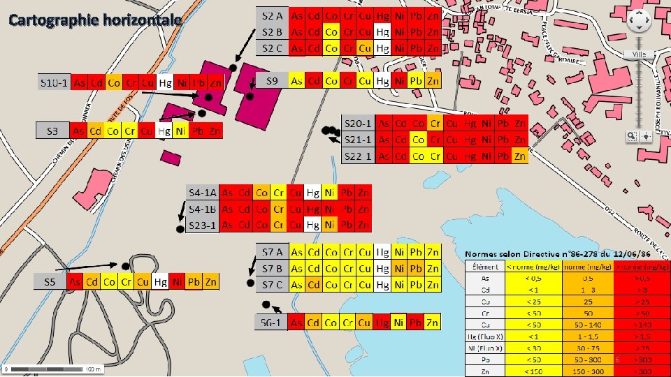 Cartographie horizontale 6 