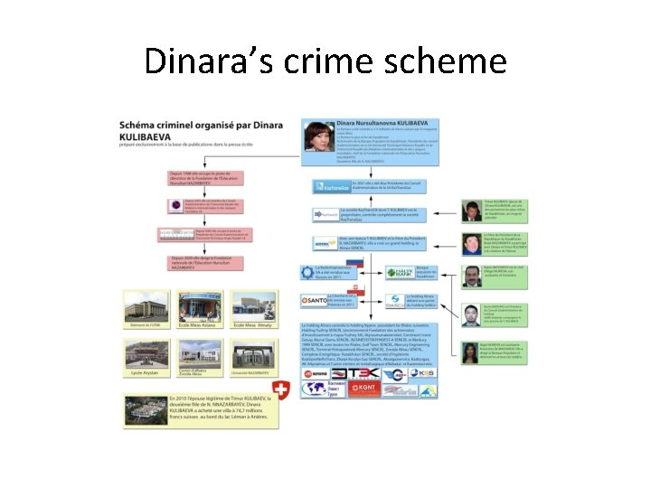 Dinara’s crime scheme 
