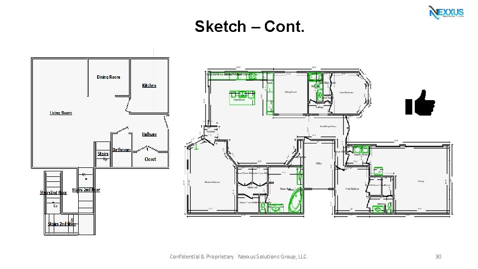 Sketch – Cont. Confidential & Proprietary. Nexxus Solutions Group, LLC. 30 