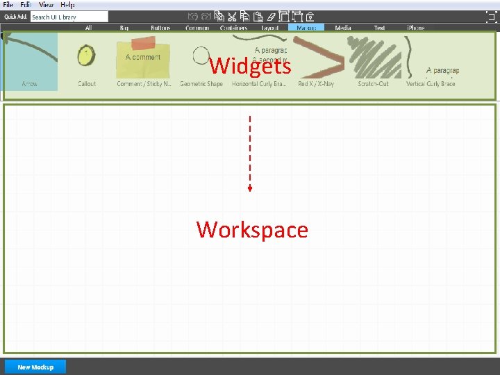 Widgets Workspace 