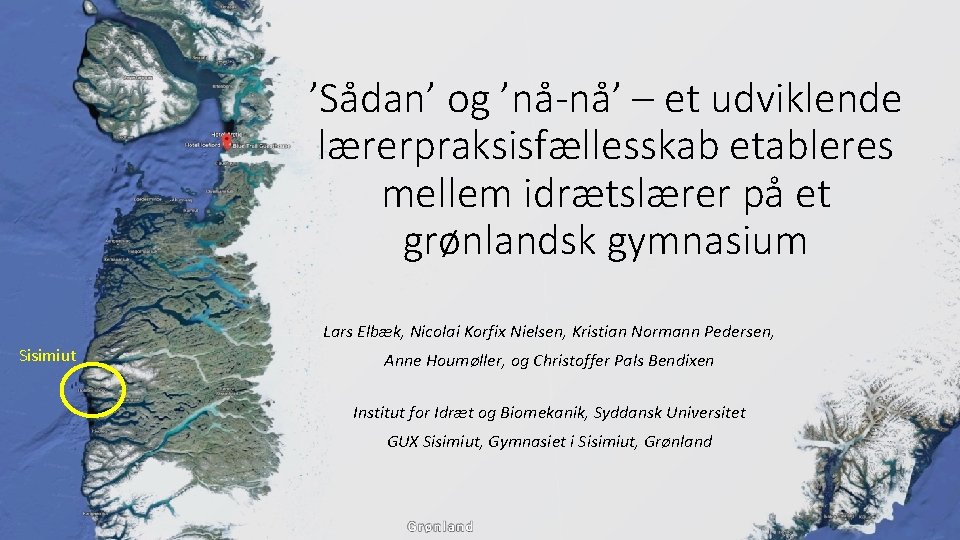 ’Sa dan’ og ’na -na ’ – et udviklende lærerpraksisfællesskab etableres mellem idrætslærer på