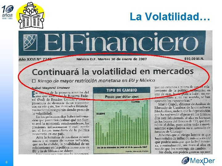 La Volatilidad… 6 