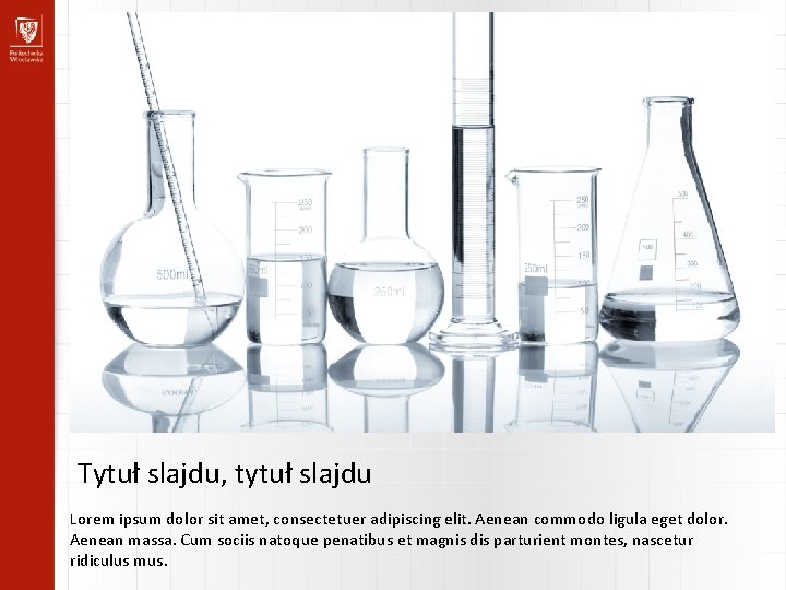 Tytuł slajdu, tytuł slajdu Lorem ipsum dolor sit amet, consectetuer adipiscing elit. Aenean commodo