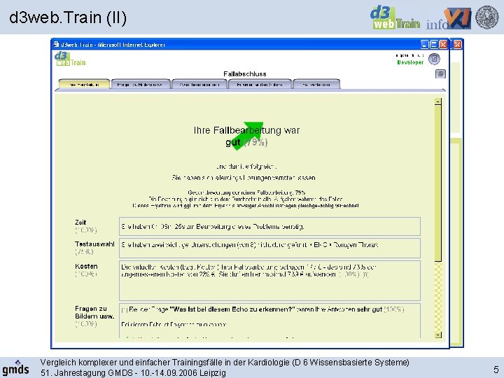 d 3 web. Train (II) Vergleich komplexer und einfacher Trainingsfälle in der Kardiologie (D