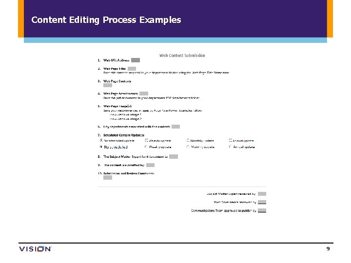 Content Editing Process Examples 9 