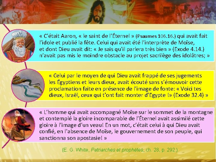  « C’était Aaron, « le saint de l’Éternel » (Psaumes 106. 16. )