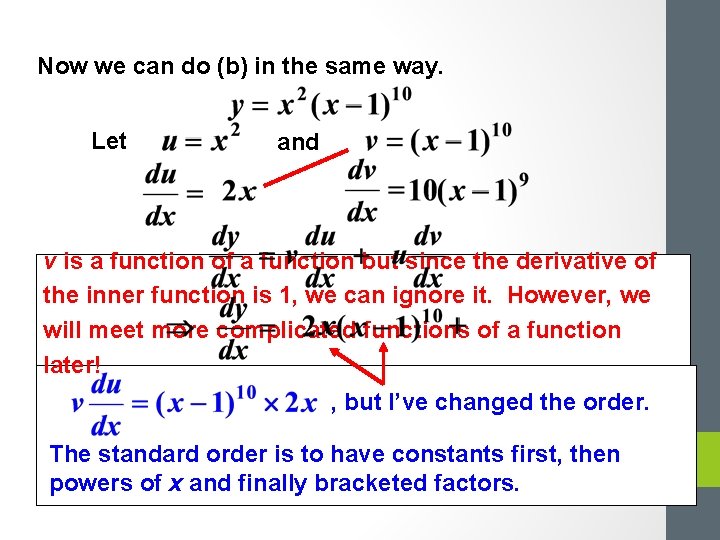 Now we can do (b) in the same way. Let and v is a Now we can do (b) in the same way. Let and v is a