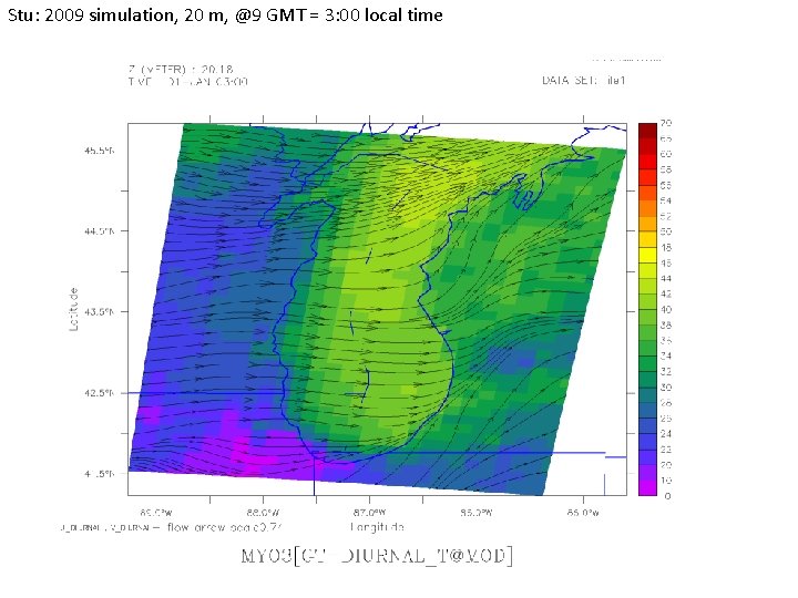Stu: 2009 simulation, 20 m, @9 GMT = 3: 00 local time 