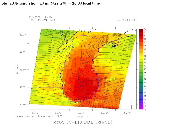 Stu: 2009 simulation, 20 m, @22 GMT = 16: 00 local time 