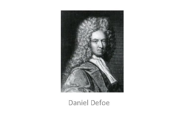 Daniel Defoe 