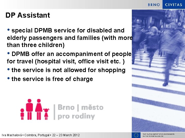 DP Assistant • special DPMB service for disabled and elderly passengers and families (with