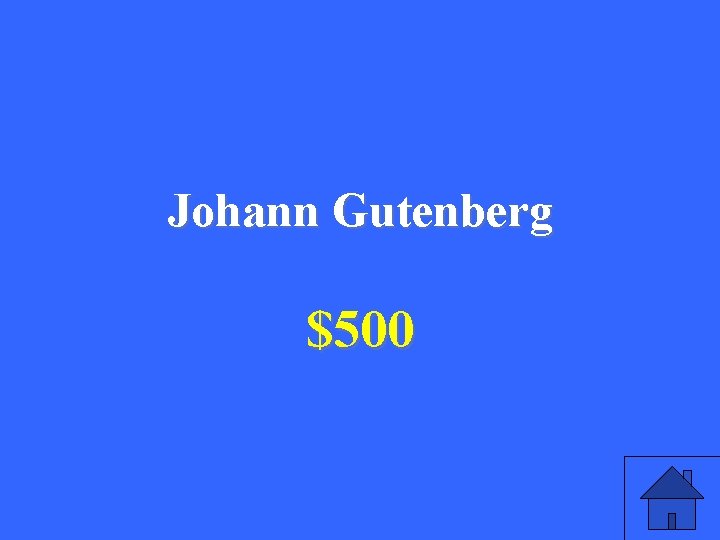 Johann Gutenberg $500 41 