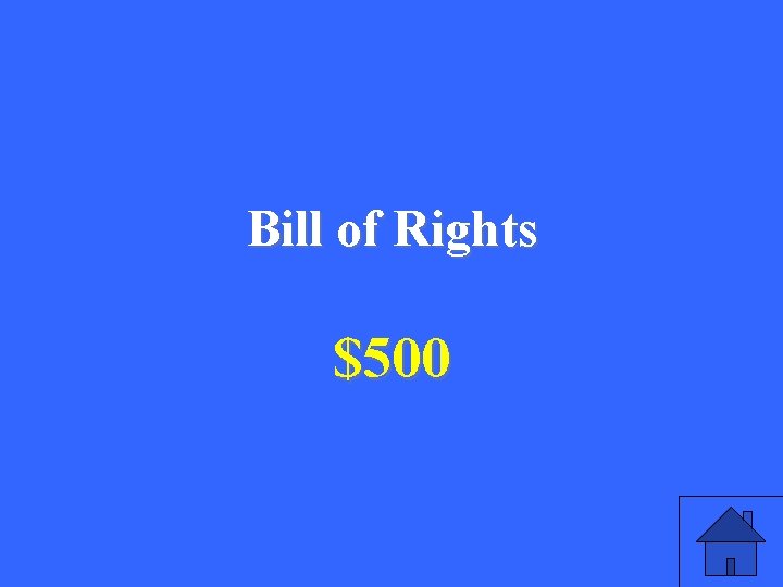 Bill of Rights $500 51 Bill of Rights $500 51
