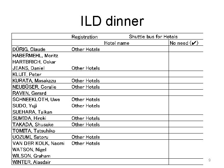 ILD dinner 9 