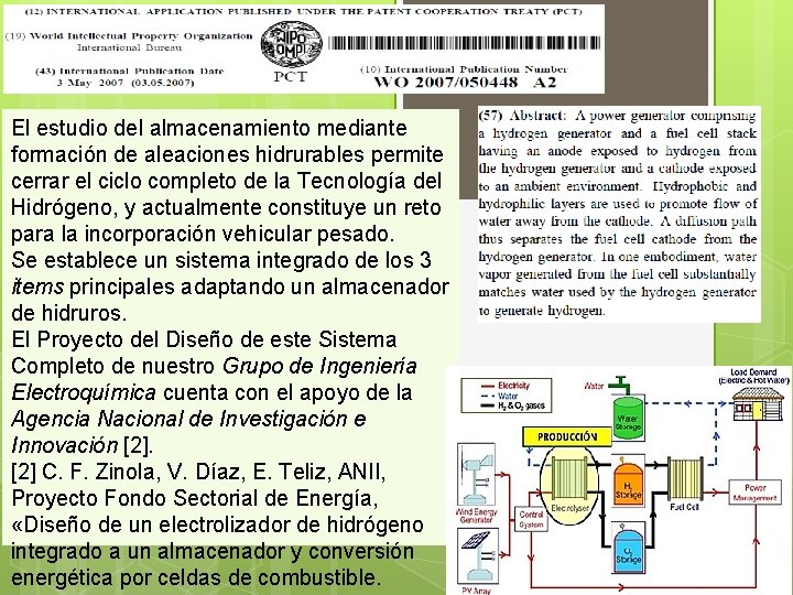 El estudio del almacenamiento mediante formación de aleaciones hidrurables permite cerrar el ciclo completo