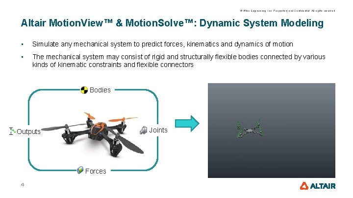 © Altair Engineering, Inc. Proprietary and Confidential. All rights reserved. Altair Motion. View™ &