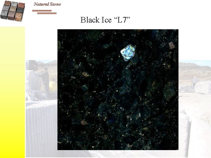 Natural Stone Black Ice “L 7” 