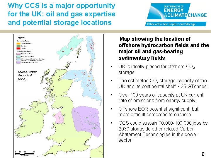 Why CCS is a major opportunity for the UK: oil and gas expertise and