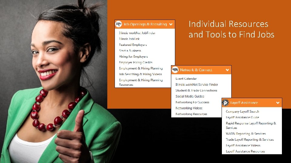 Individual Resources and Tools to Find Jobs 