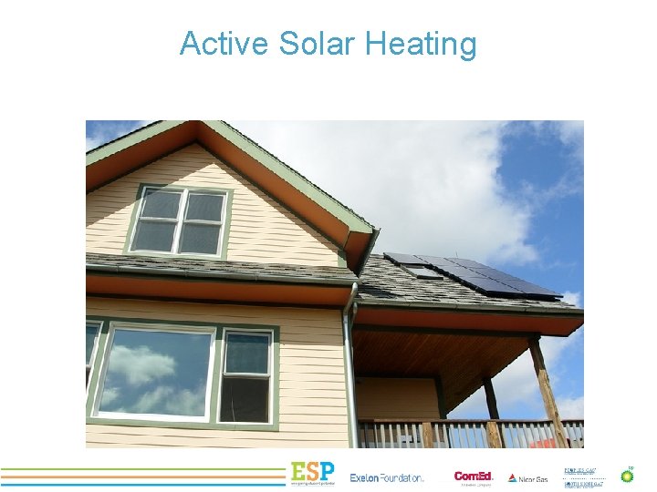 Active Solar Heating PROJECT TITLE 
