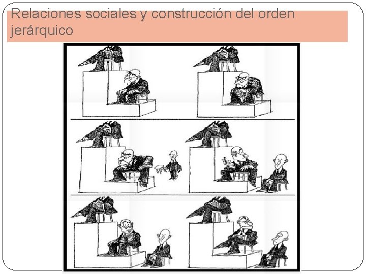 Relaciones sociales y construcción del orden jerárquico 
