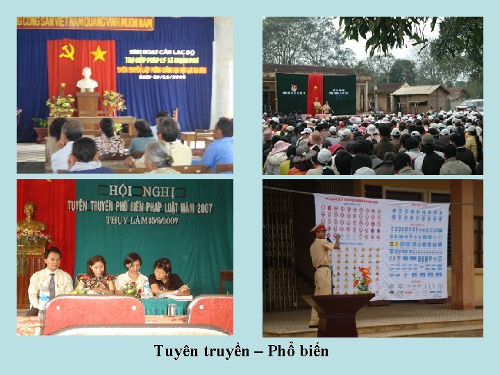 Tuyên truyền – Phổ biến 