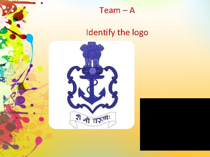 Team – A Identify the logo 
