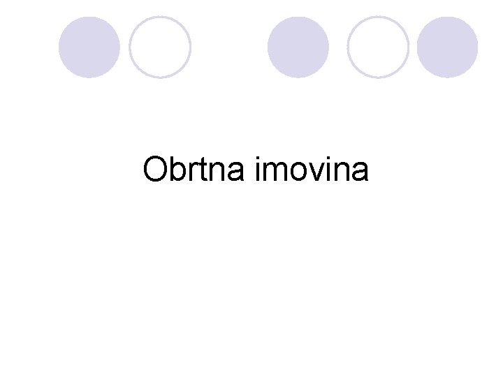 Obrtna imovina 