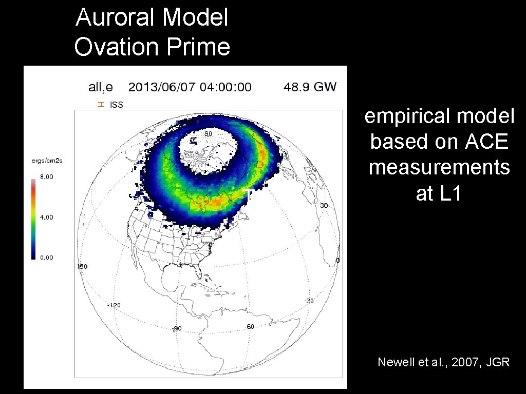Auroral Model Ovation Prime Text empirical model based on ACE measurements at L 1