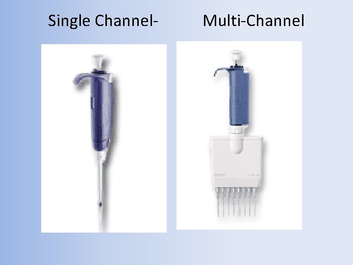 Single Channel- Multi-Channel 