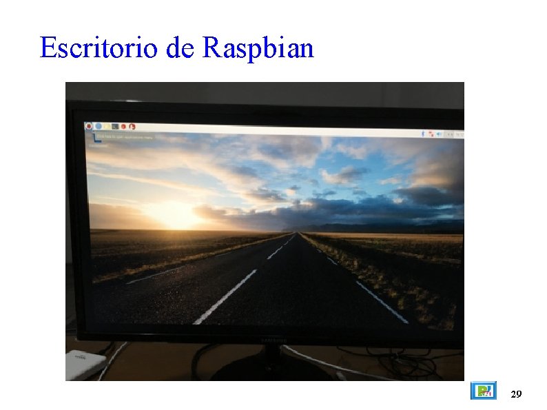 Escritorio de Raspbian 29 