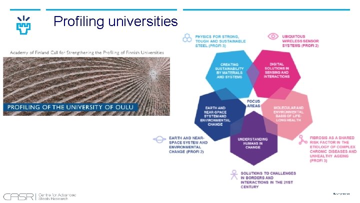 Profiling universities Oulun yliopisto 