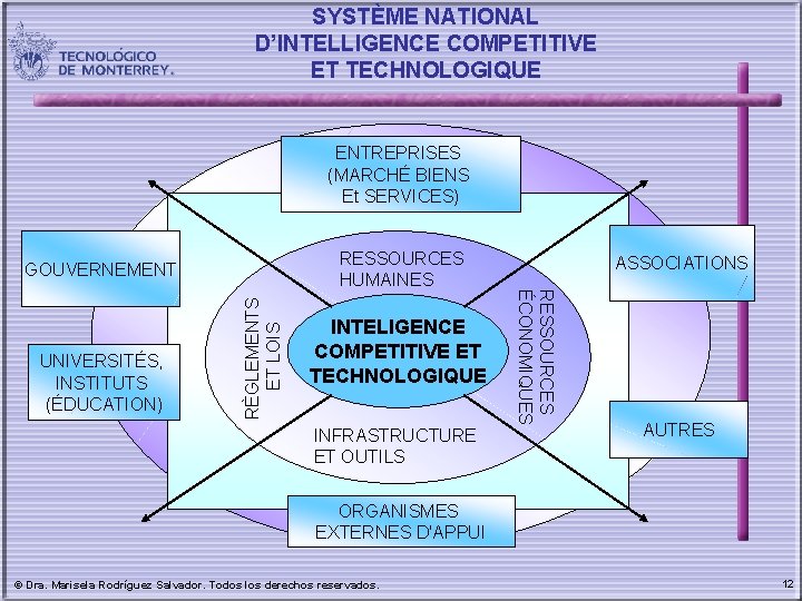 SYSTÈME NATIONAL D’INTELLIGENCE COMPETITIVE ET TECHNOLOGIQUE ENTREPRISES (MARCHÉ BIENS Et SERVICES) RÈGLEMENTS ET LOIS