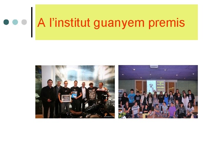 A l’institut guanyem premis A l’institut guanyem premis