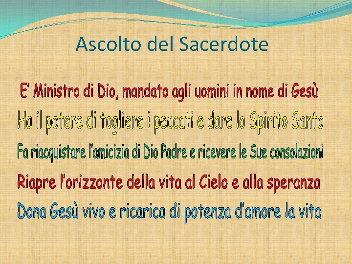 Ascolto del Sacerdote 