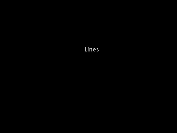 Lines 