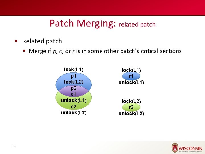 Patch Merging: related patch § Related patch § Merge if p, c, or r