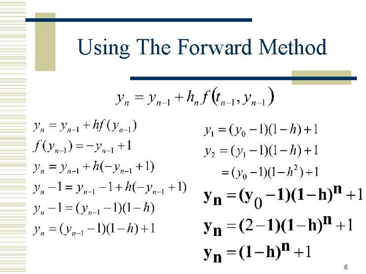Finding A Better Final Discretized Equation Bob Reasey