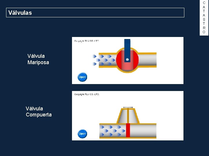 Válvulas Válvula Mariposa Válvula Compuerta C A T A S T R O 