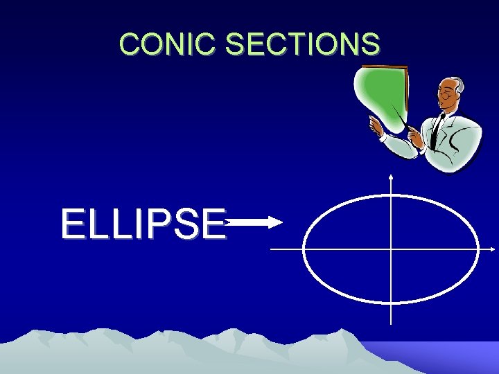 CONIC SECTIONS ELLIPSE 