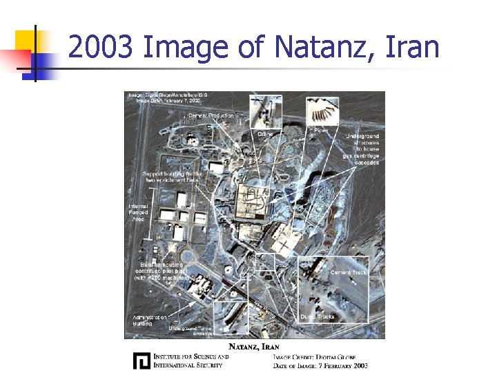 2003 Image of Natanz, Iran 