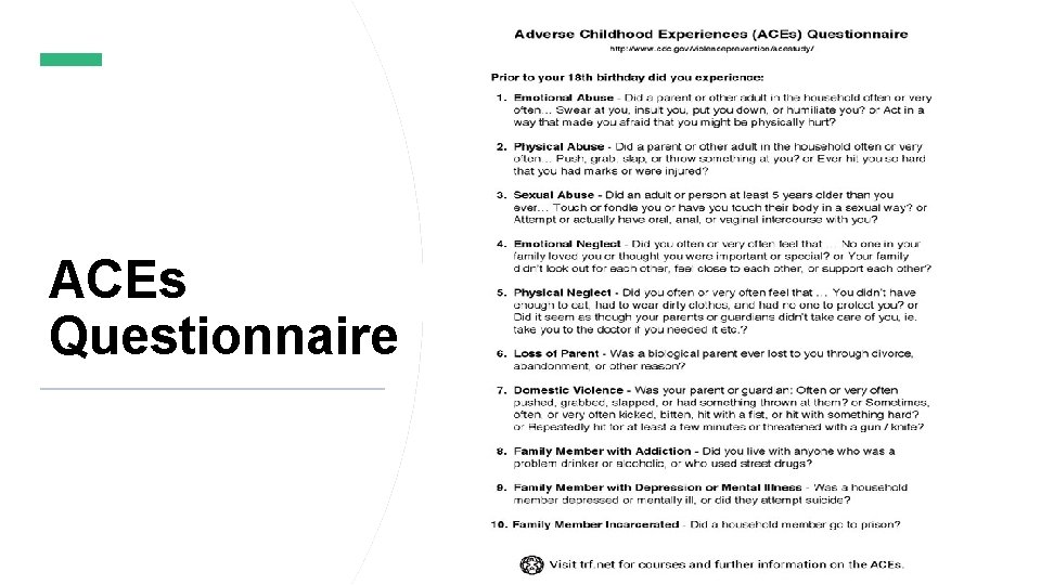ACEs Questionnaire 