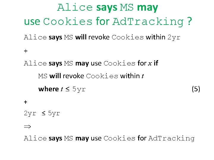 Alice says MS may use Cookies for Ad. Tracking ? Alice says MS will