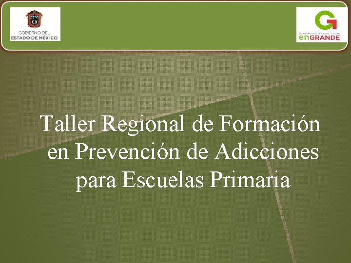 Taller Regional de Formación en Prevención de Adicciones para Escuelas Primaria 