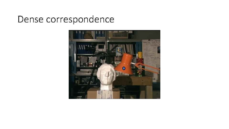 Dense correspondence Dense correspondence