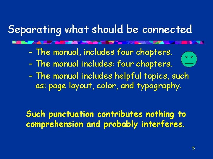 Separating what should be connected – The manual, includes four chapters. – The manual