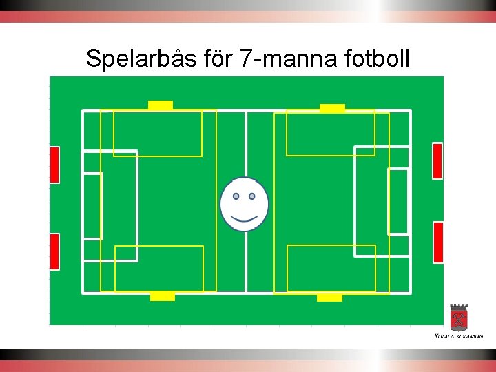 Spelarbås för 7 -manna fotboll 