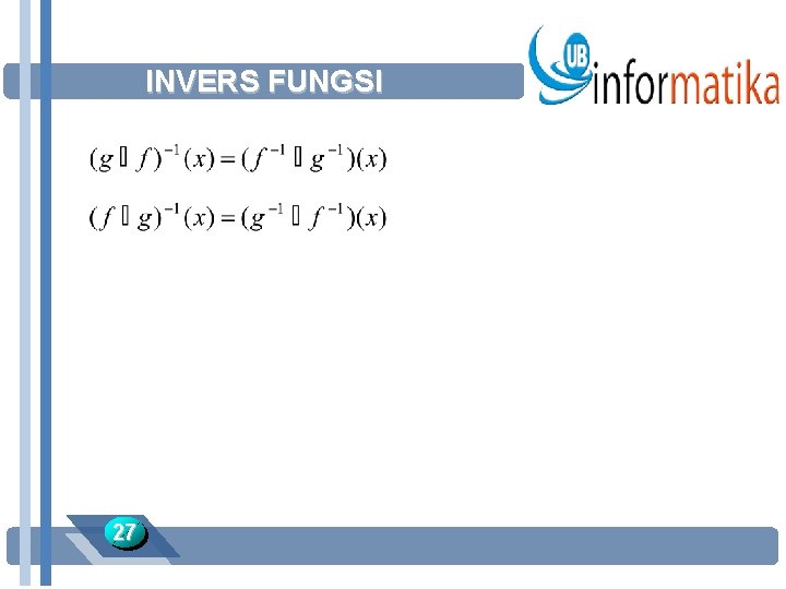 INVERS FUNGSI 27 